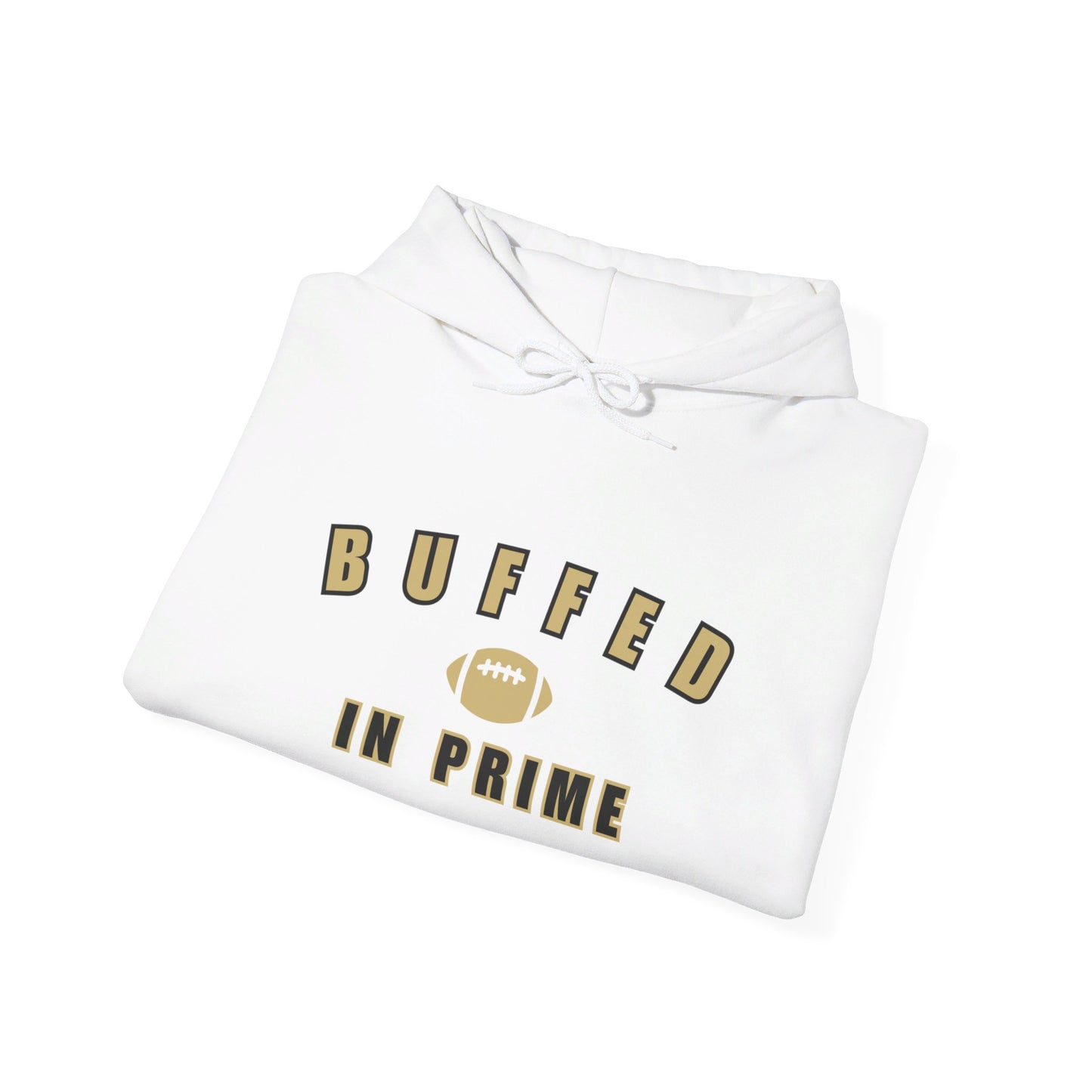 CU Gold- Buffed In Prime University Letter Logo Unisex Hoodie