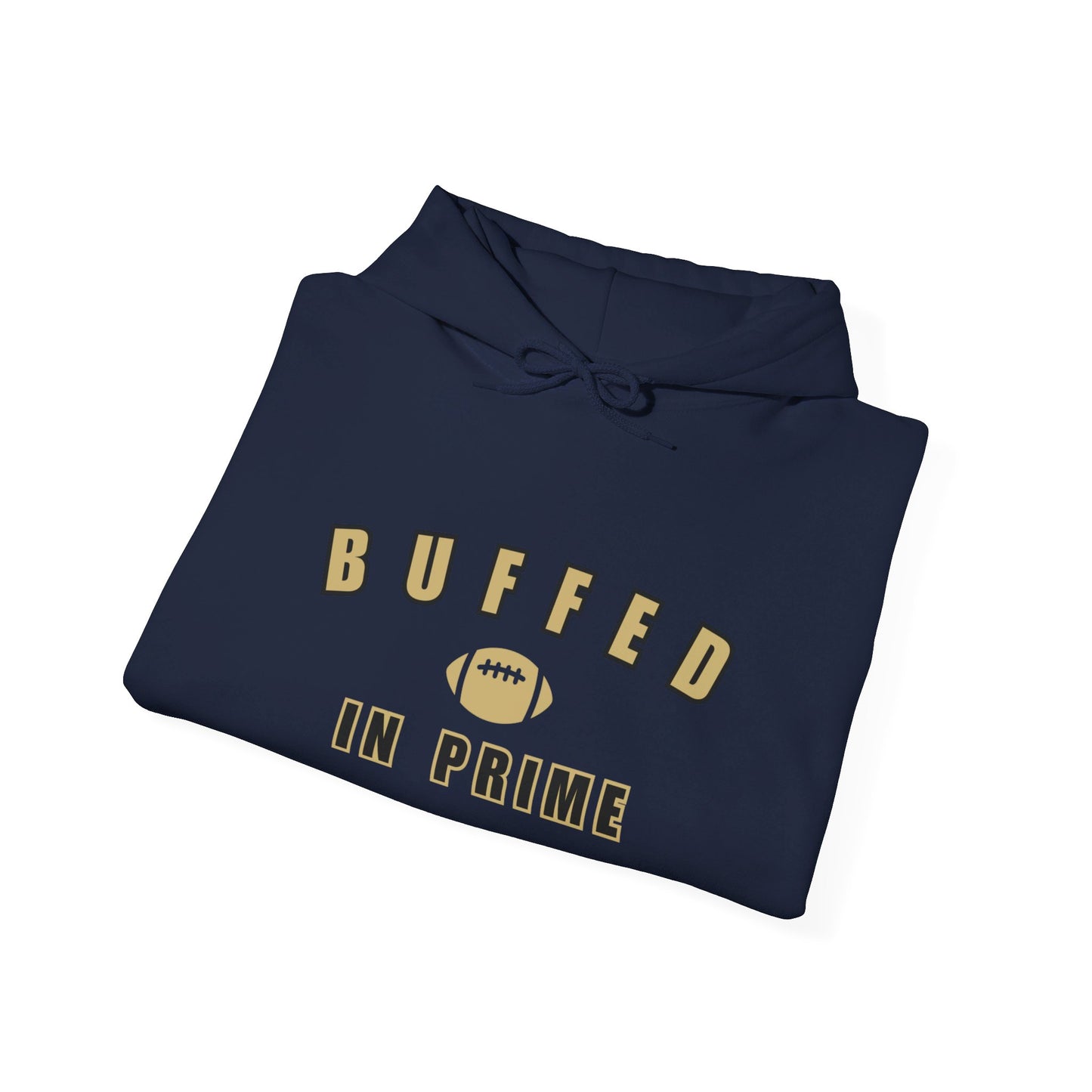 CU Gold- Buffed In Prime University Letter Logo Unisex Hoodie