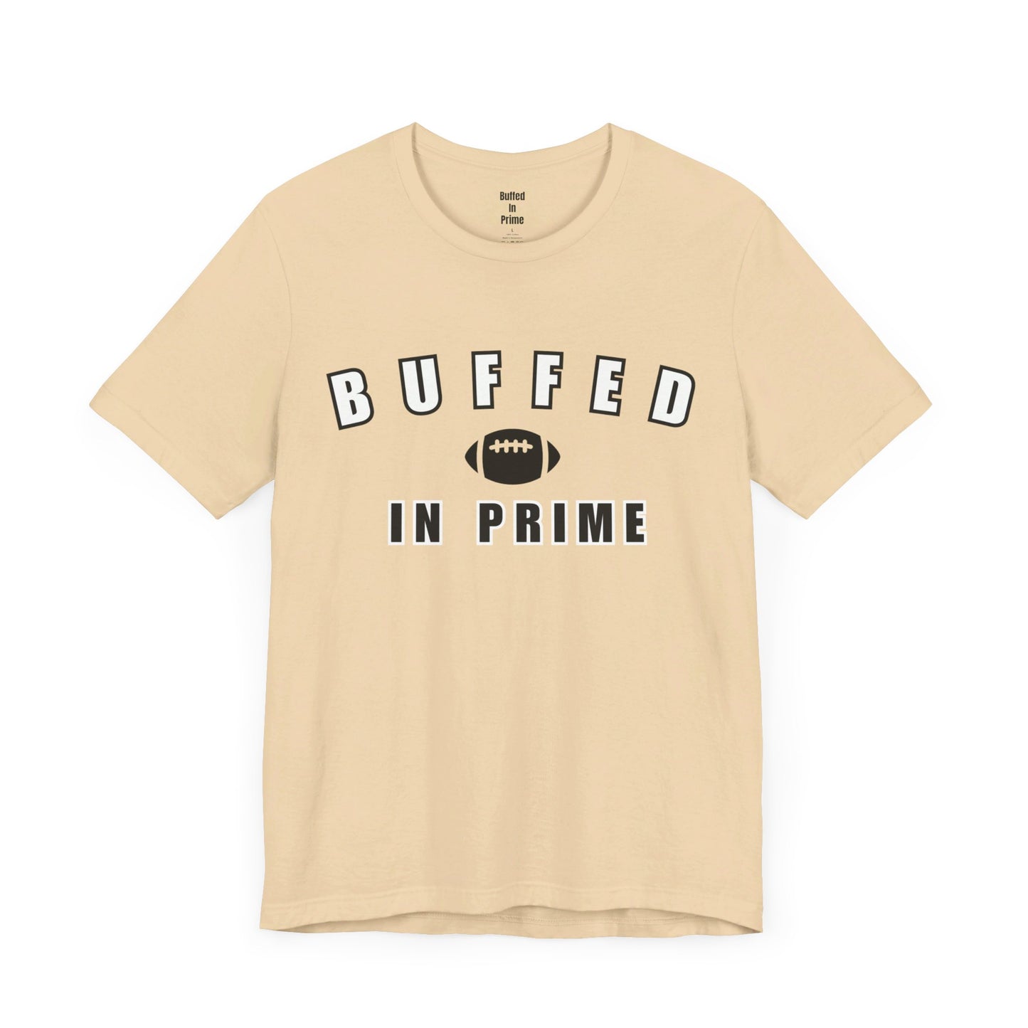 Buffed In University Logo Unisex Jersey Short Sleeve Tee