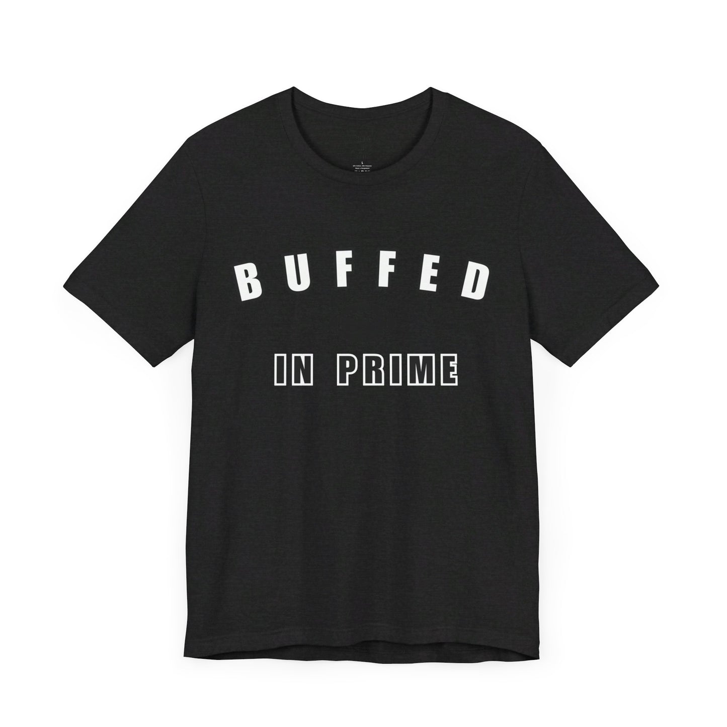 Buffed In University Logo Unisex Jersey Short Sleeve Tee