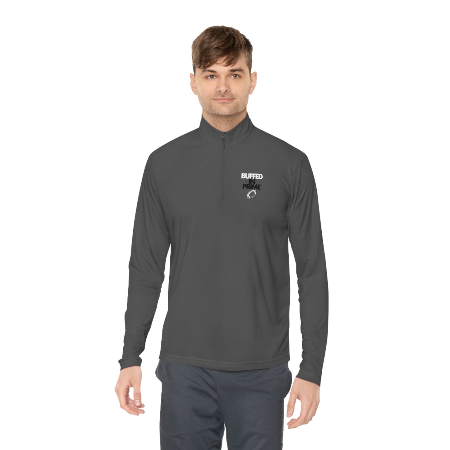 Do Yo Words Match Yo Video (on back) Unisex Quarter-Zip Pullover