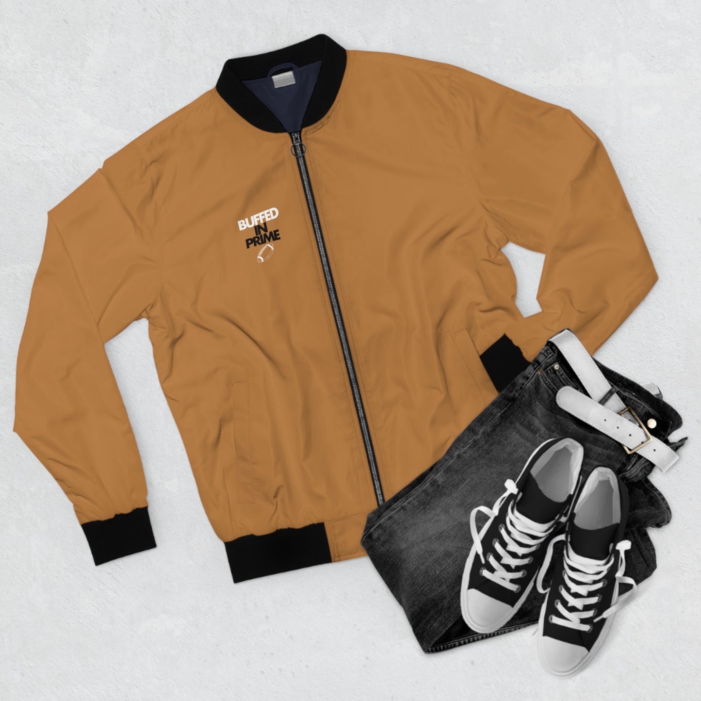 Men's Bomber Jacket "Who is Next" on back (S-5XL)