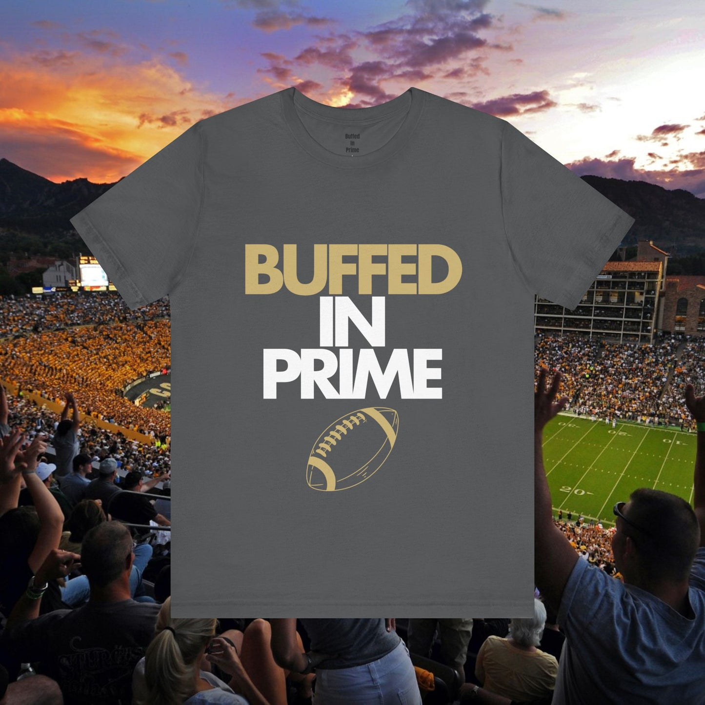 Buffed In Prime CU Gold Unisex Jersey Short Sleeve Tee