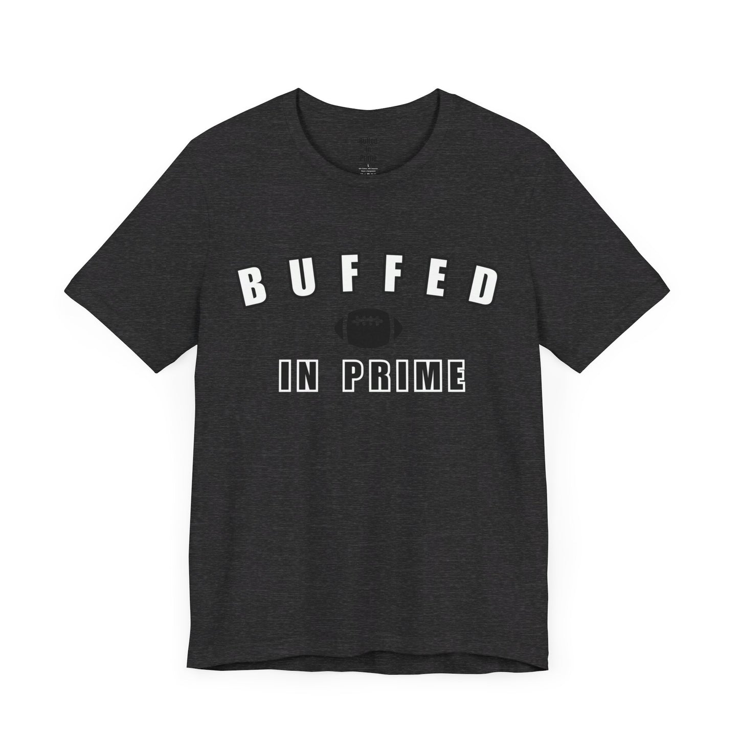Buffed In University Logo Unisex Jersey Short Sleeve Tee