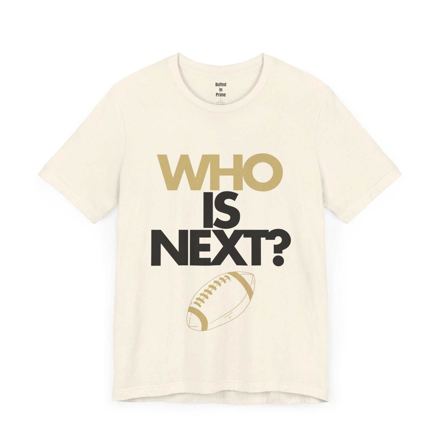 Who is Next? CU Gold Unisex Jersey Short Sleeve Tee