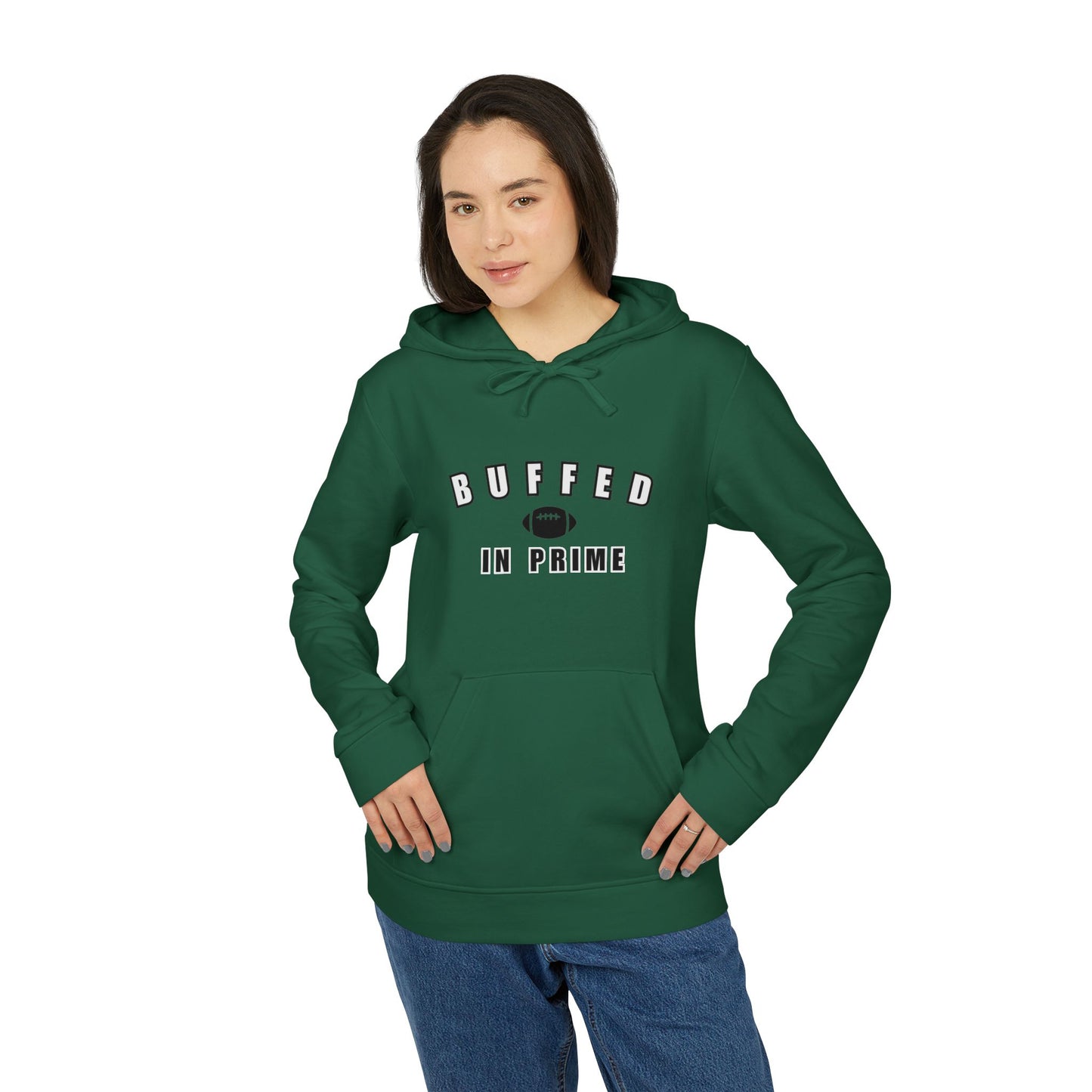 Adidas® Unisex Fleece Hoodie BIP University Logo