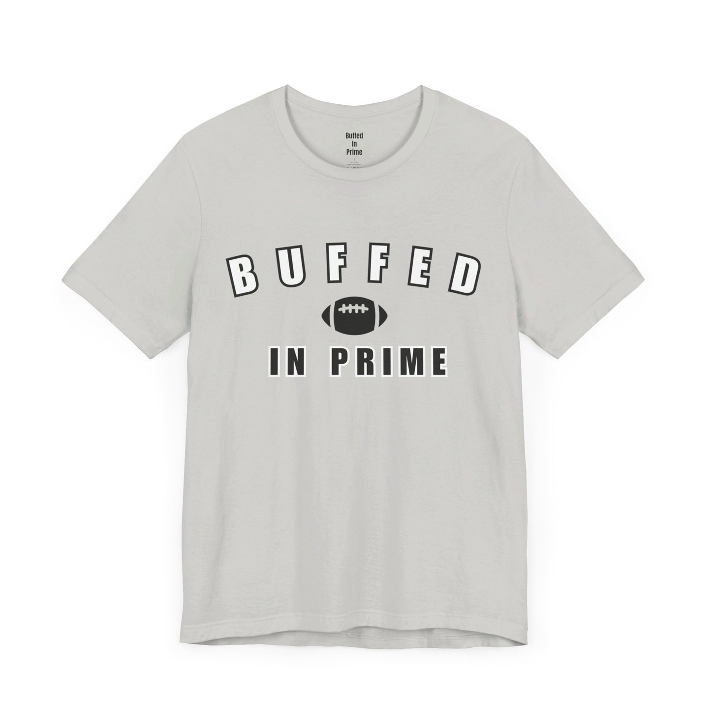 Buffed In University Logo Unisex Jersey Short Sleeve Tee