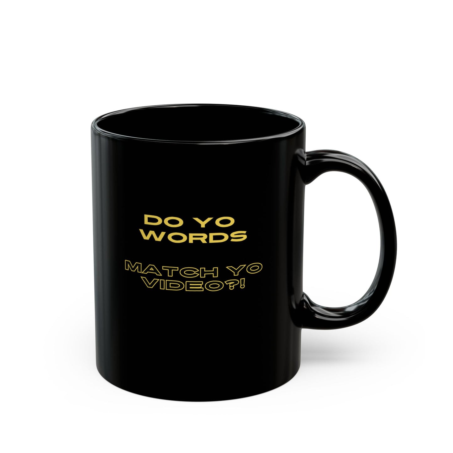 BIP Buffed Logo Black Mug (11oz, 15oz)