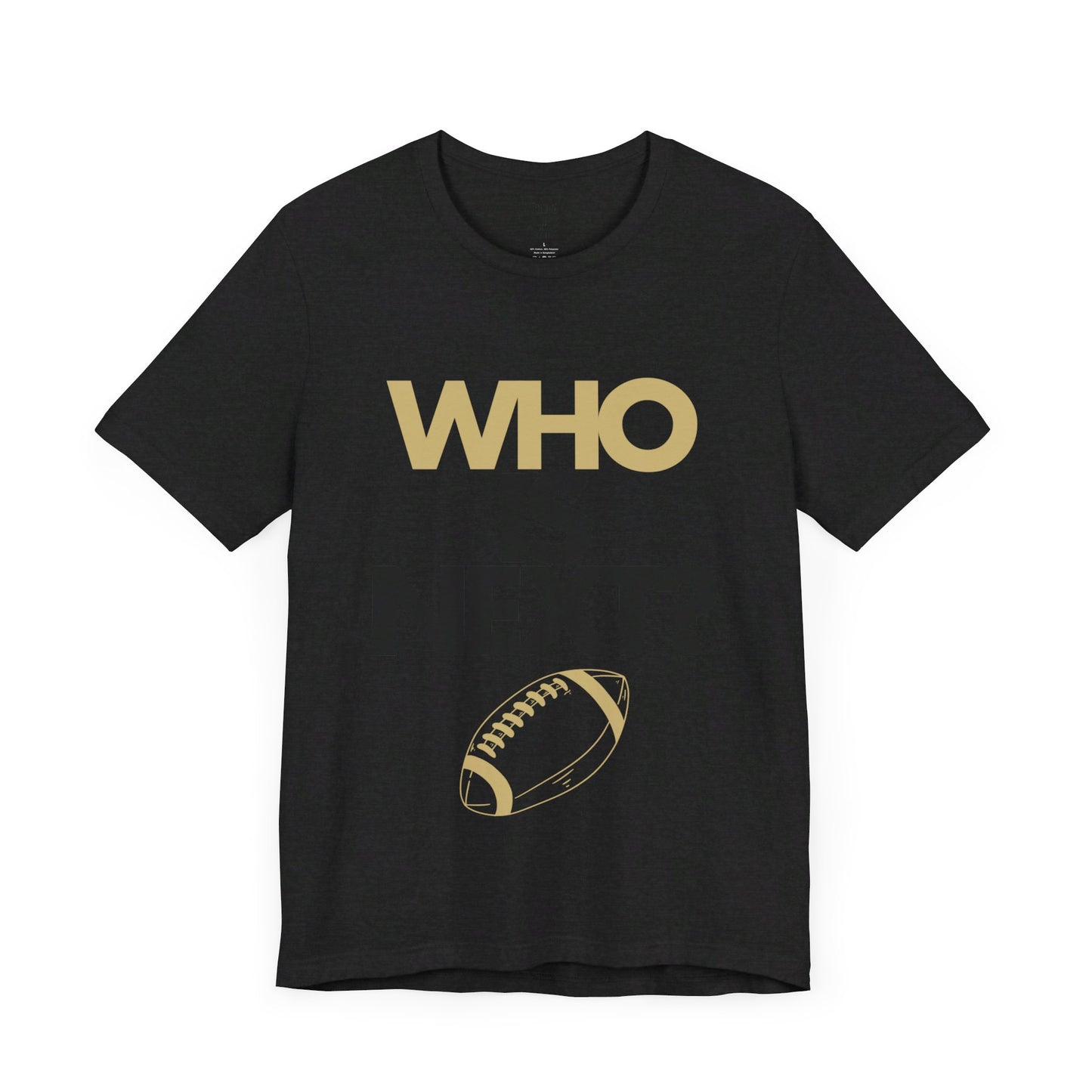 Who is Next? CU Gold Unisex Jersey Short Sleeve Tee