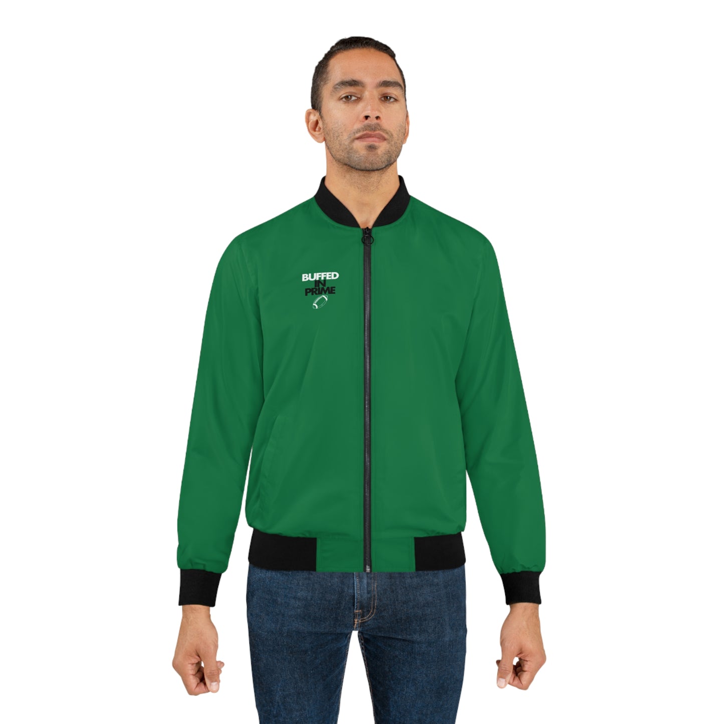 Men's Bomber Jacket "Who is Next" on back (S-5XL)