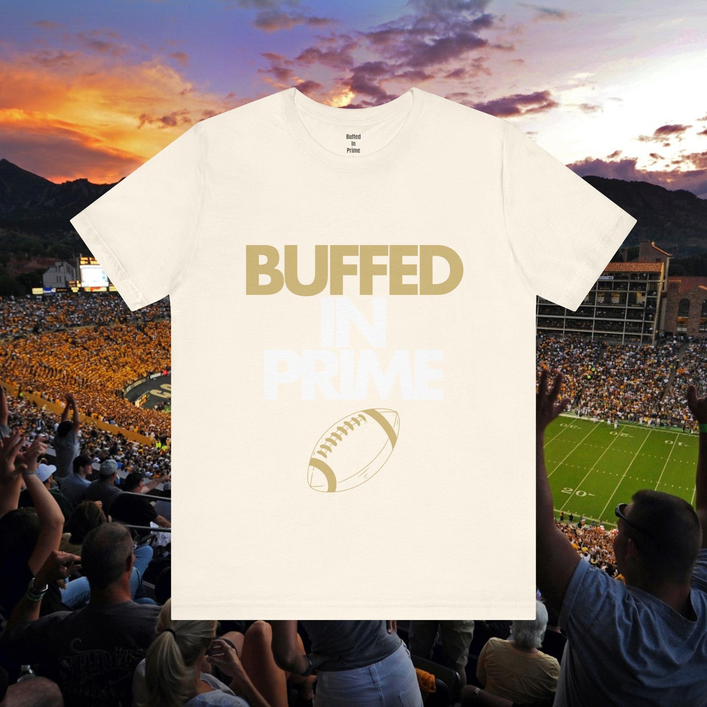Buffed In Prime CU Gold Unisex Jersey Short Sleeve Tee