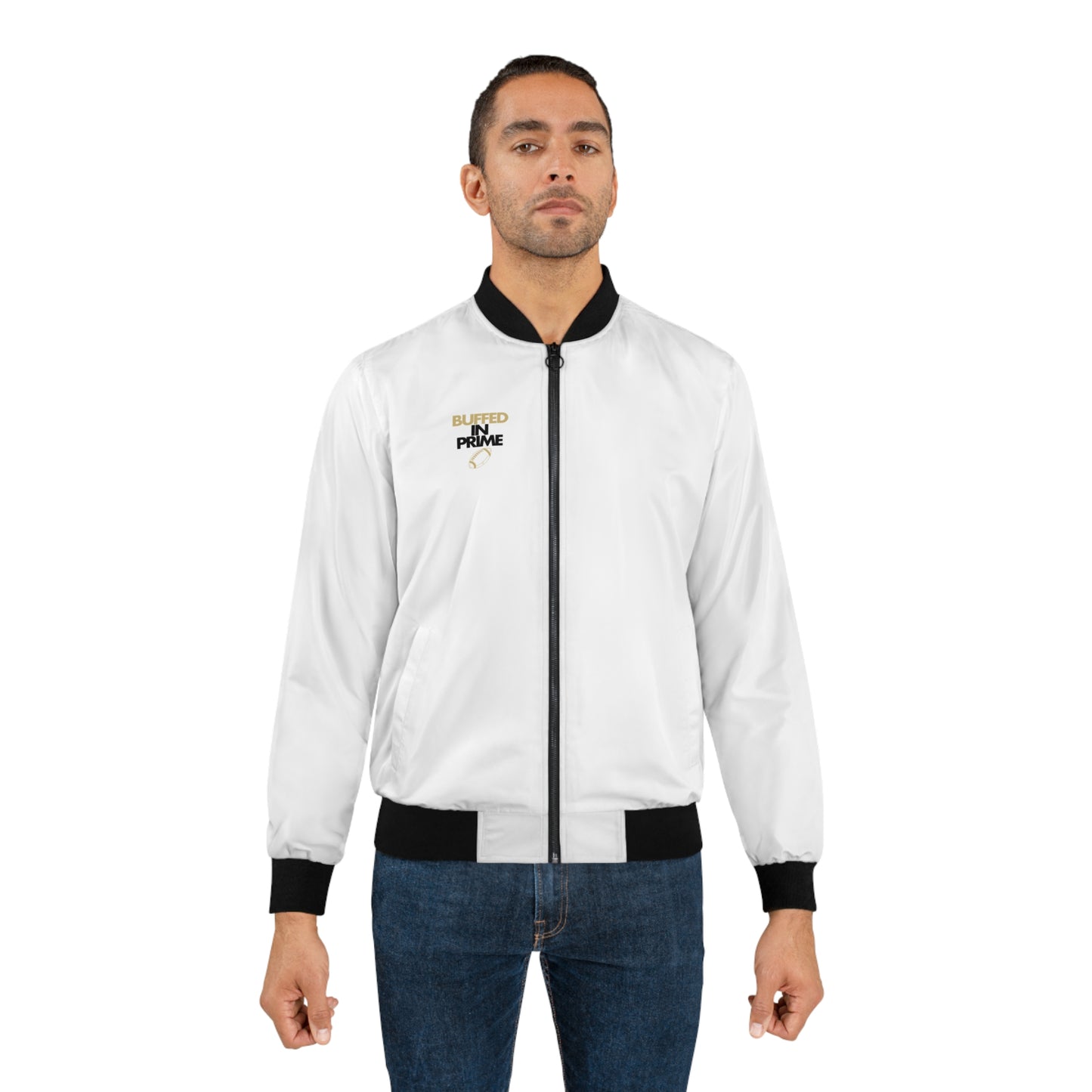 Men's Bomber Jacket "Who is Next" on back (S-5XL)
