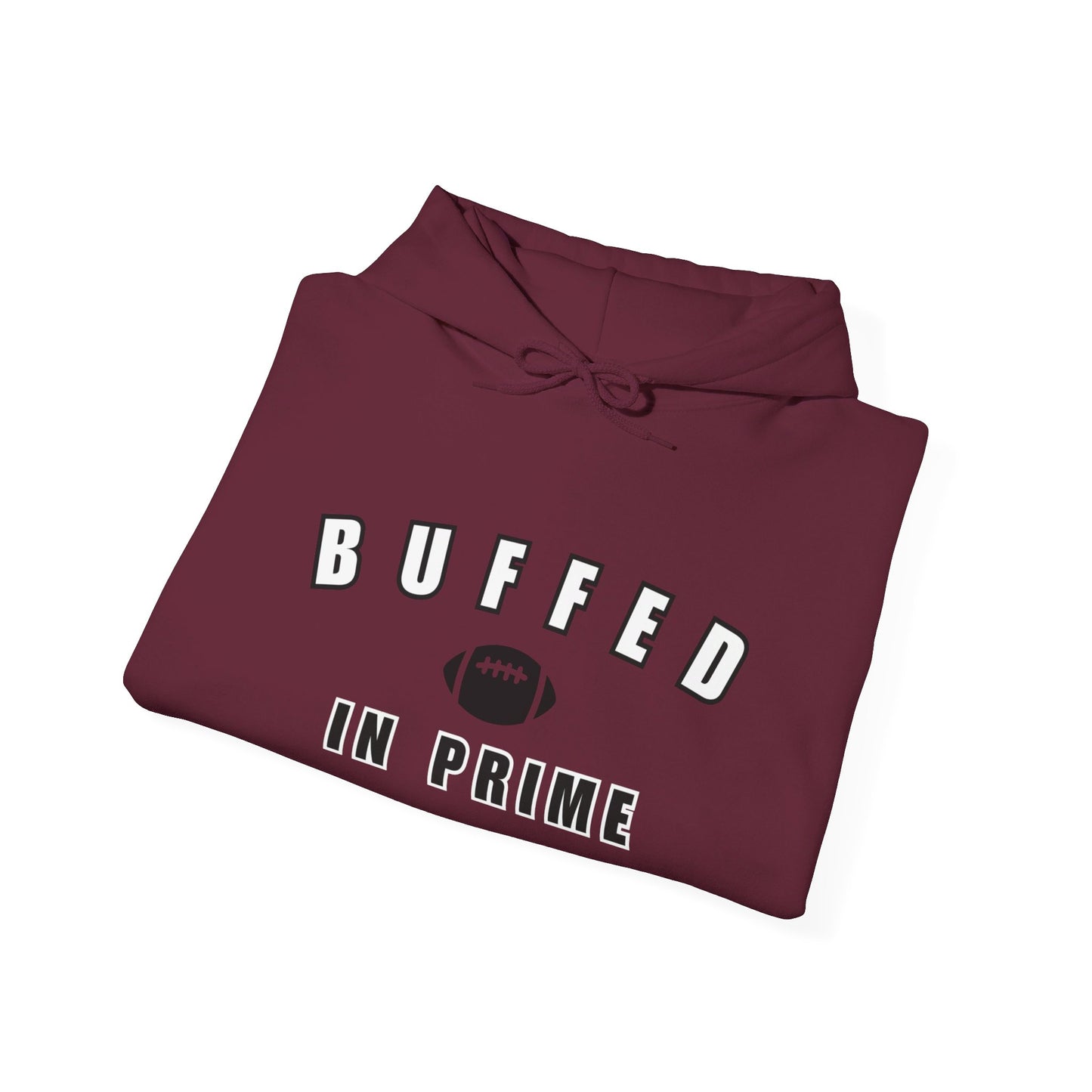 Buffed In Prime University Letter Logo Unisex Hoodie