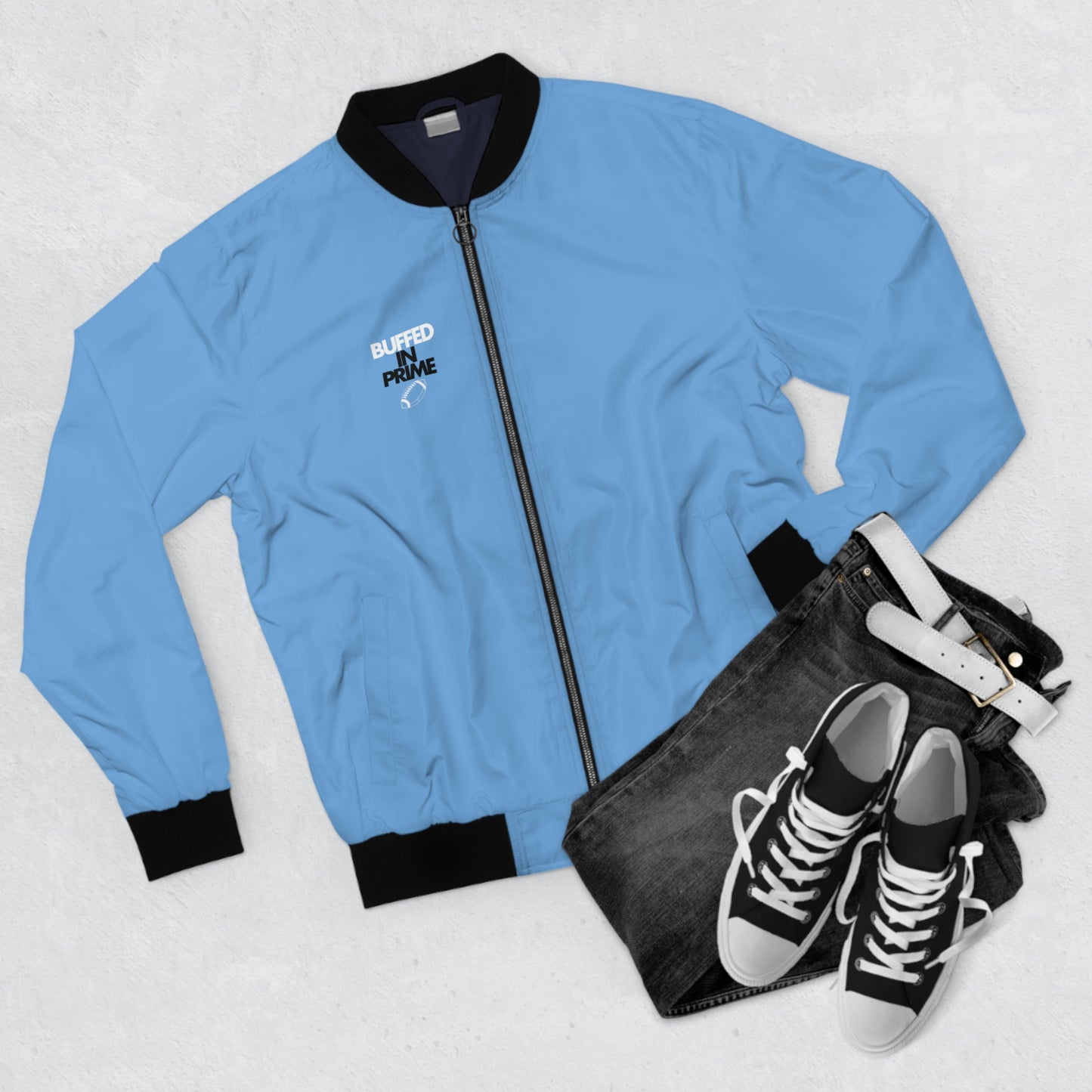 Men's Bomber Jacket "Who is Next" on back (S-5XL)