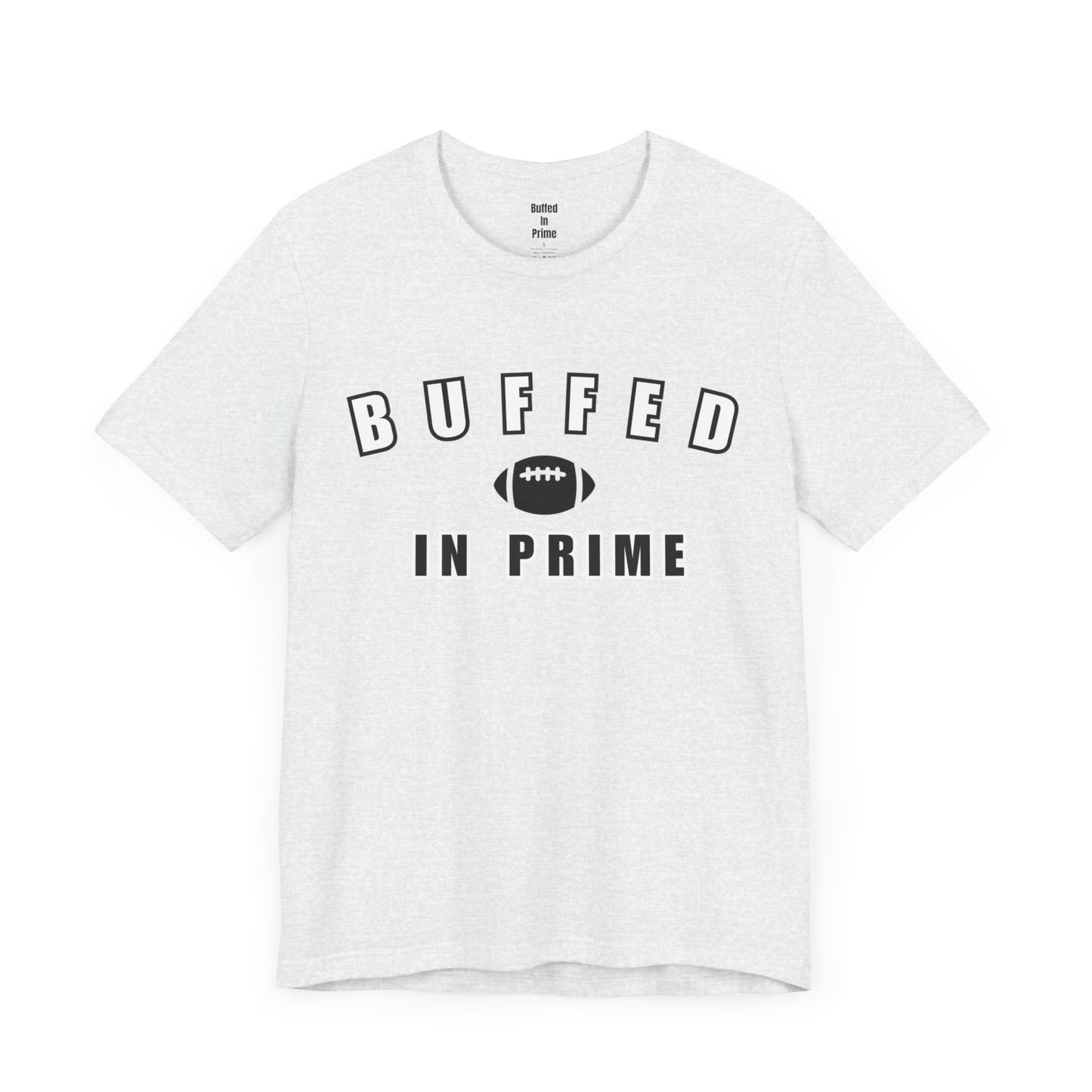 Buffed In University Logo Unisex Jersey Short Sleeve Tee