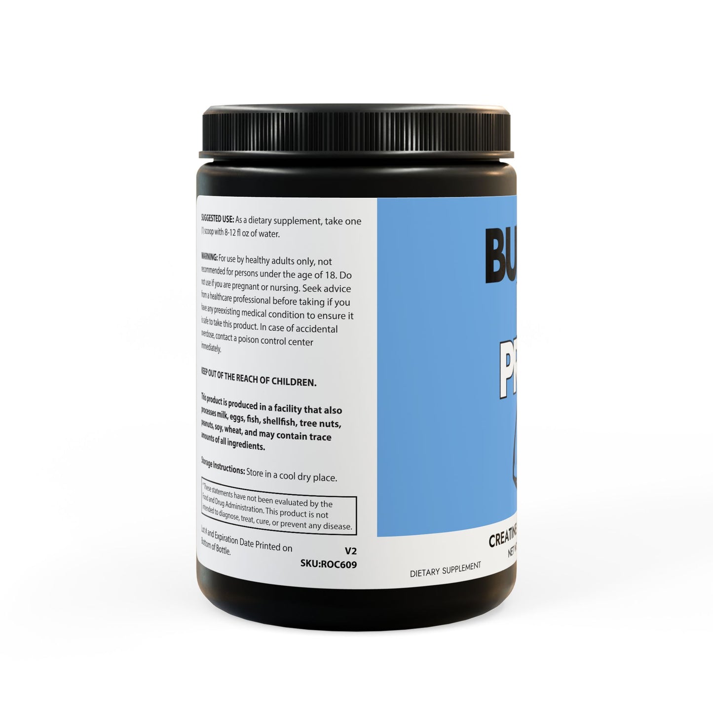 Creatine Monohydrate Supplement (300g, 10.58oz)