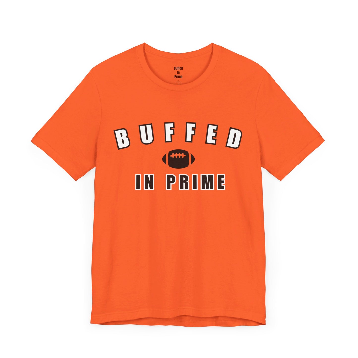 Buffed In University Logo Unisex Jersey Short Sleeve Tee
