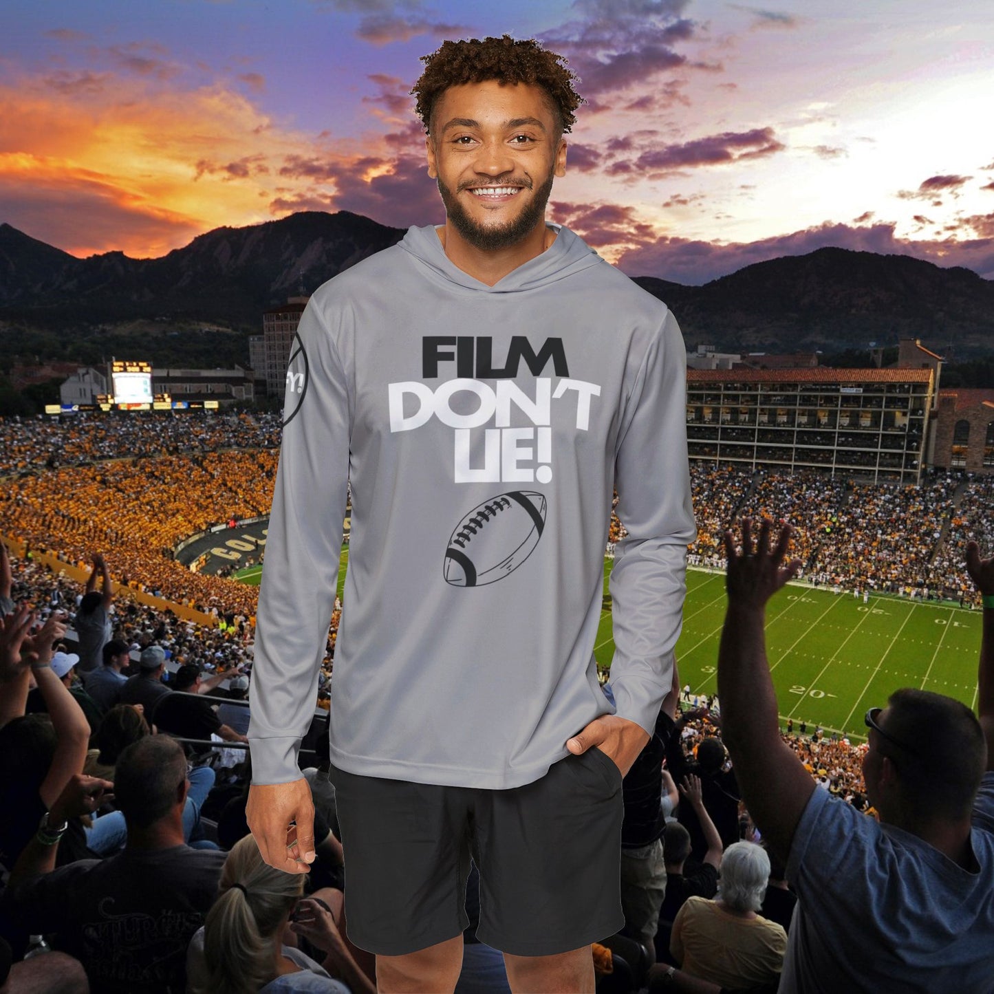 Film Don't Lie Warmup Hoodie (no goofy shoulder detail)