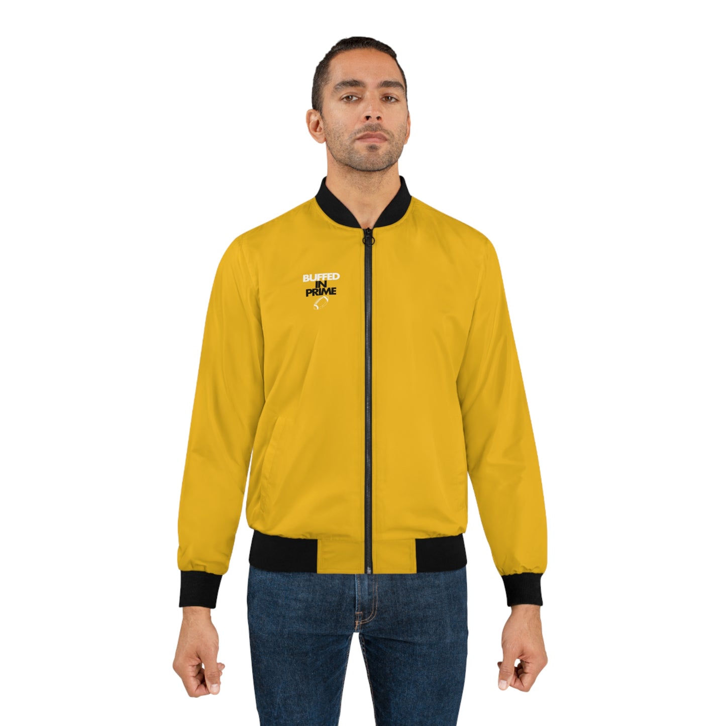 Men's Bomber Jacket "Who is Next" on back (S-5XL)
