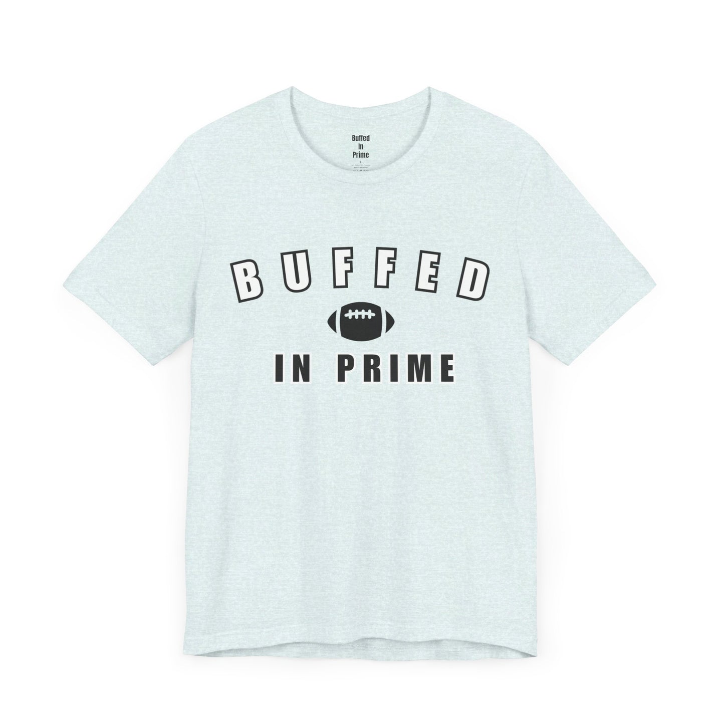 Buffed In University Logo Unisex Jersey Short Sleeve Tee
