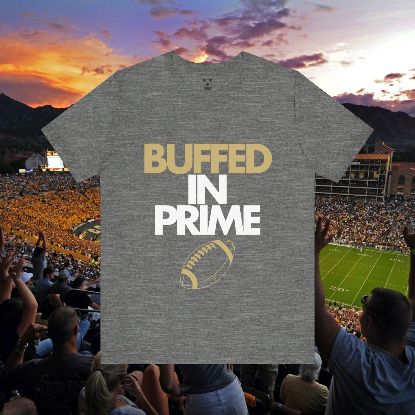 Buffed In Prime CU Gold Unisex Jersey Short Sleeve Tee