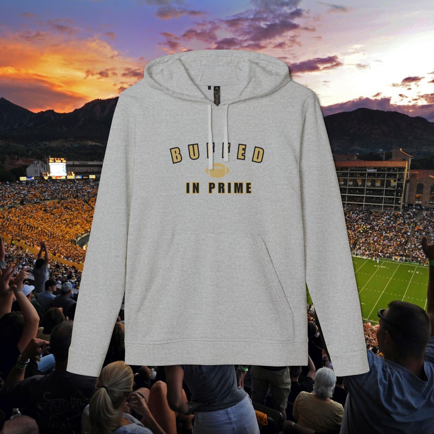 Copy of Adidas® Unisex Fleece Hoodie CU Gold BIP University Logo