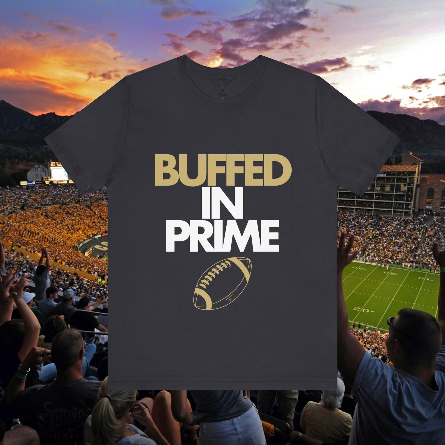 Buffed In Prime CU Gold Unisex Jersey Short Sleeve Tee