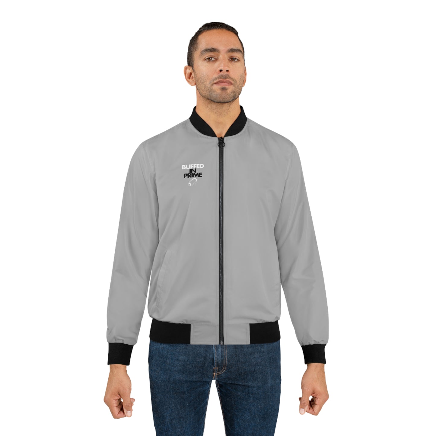 Men's Bomber Jacket "Who is Next" on back (S-5XL)