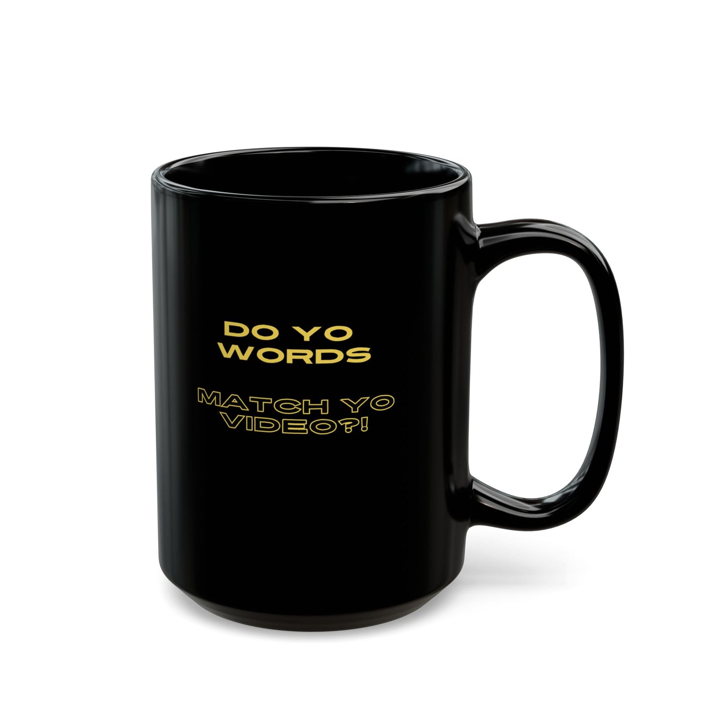 BIP Buffed Logo Black Mug (11oz, 15oz)