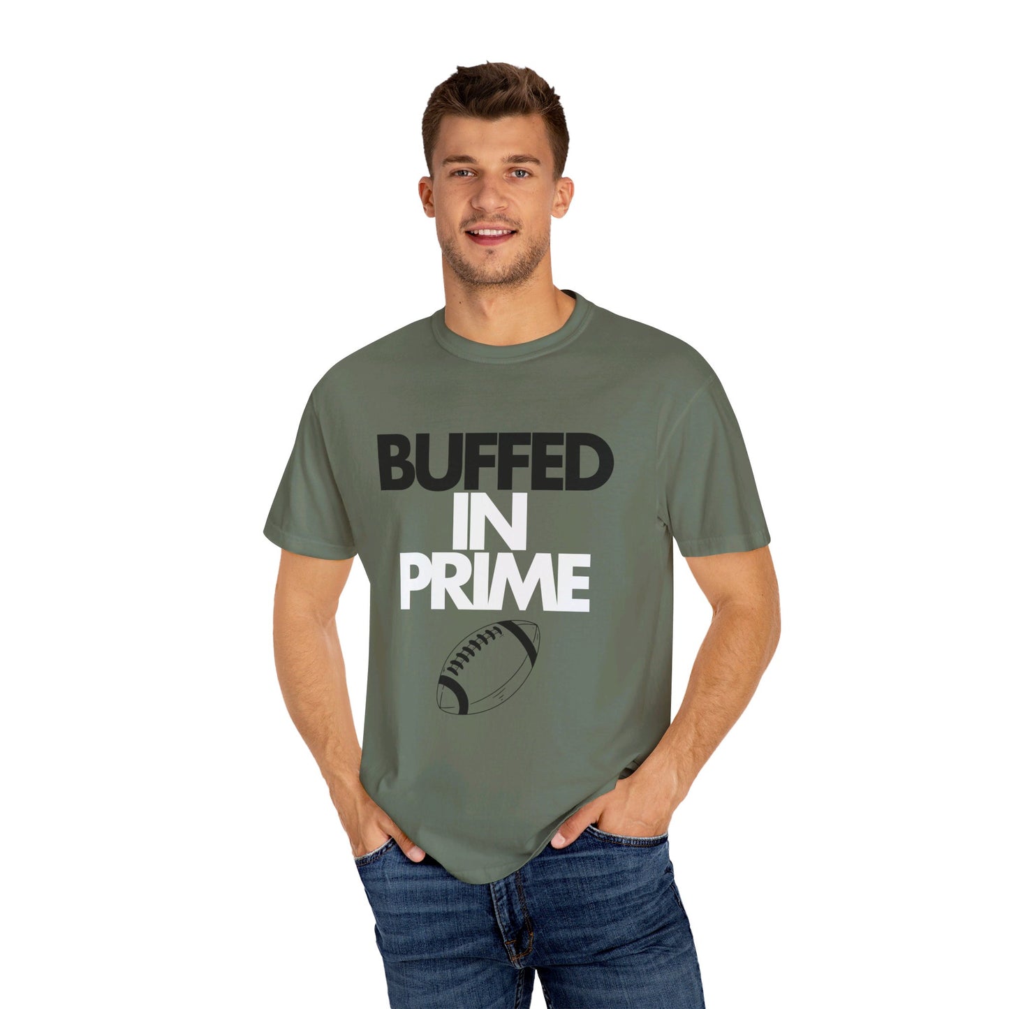Buffed In Prime Unisex Garment-Dyed T-shirt