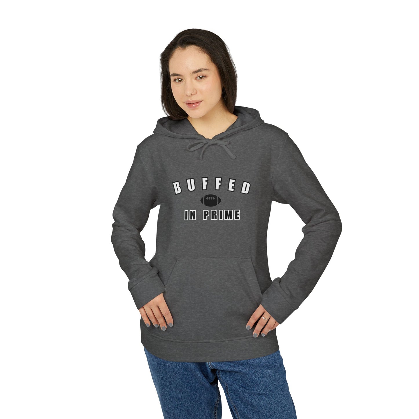 Adidas® Unisex Fleece Hoodie BIP University Logo