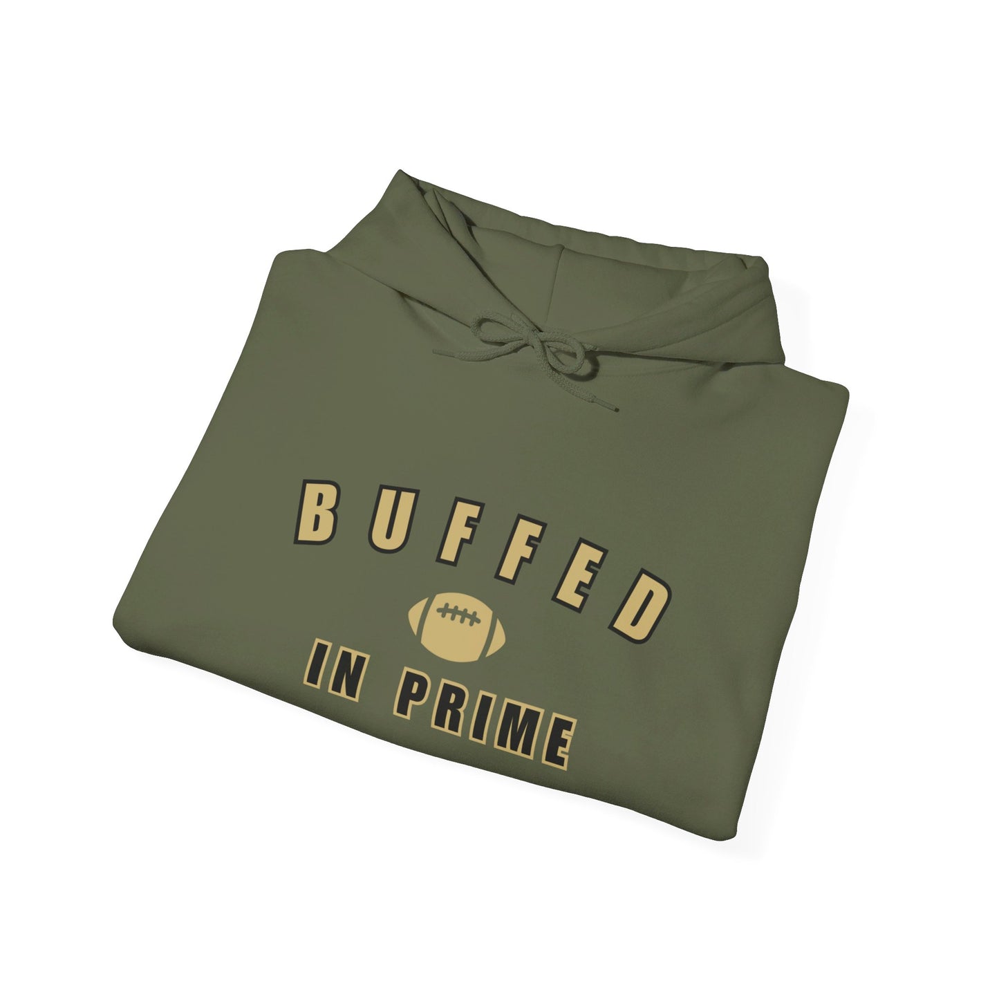CU Gold- Buffed In Prime University Letter Logo Unisex Hoodie