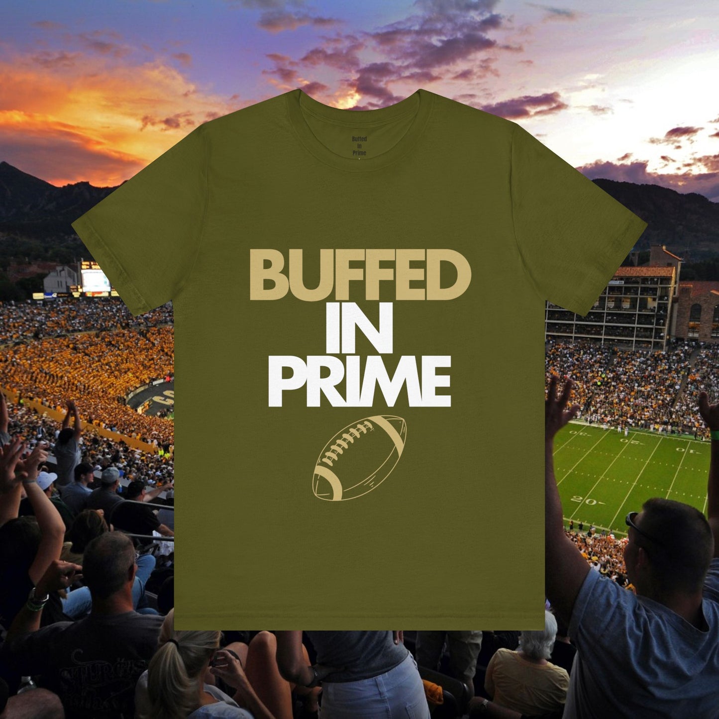 Buffed In Prime CU Gold Unisex Jersey Short Sleeve Tee