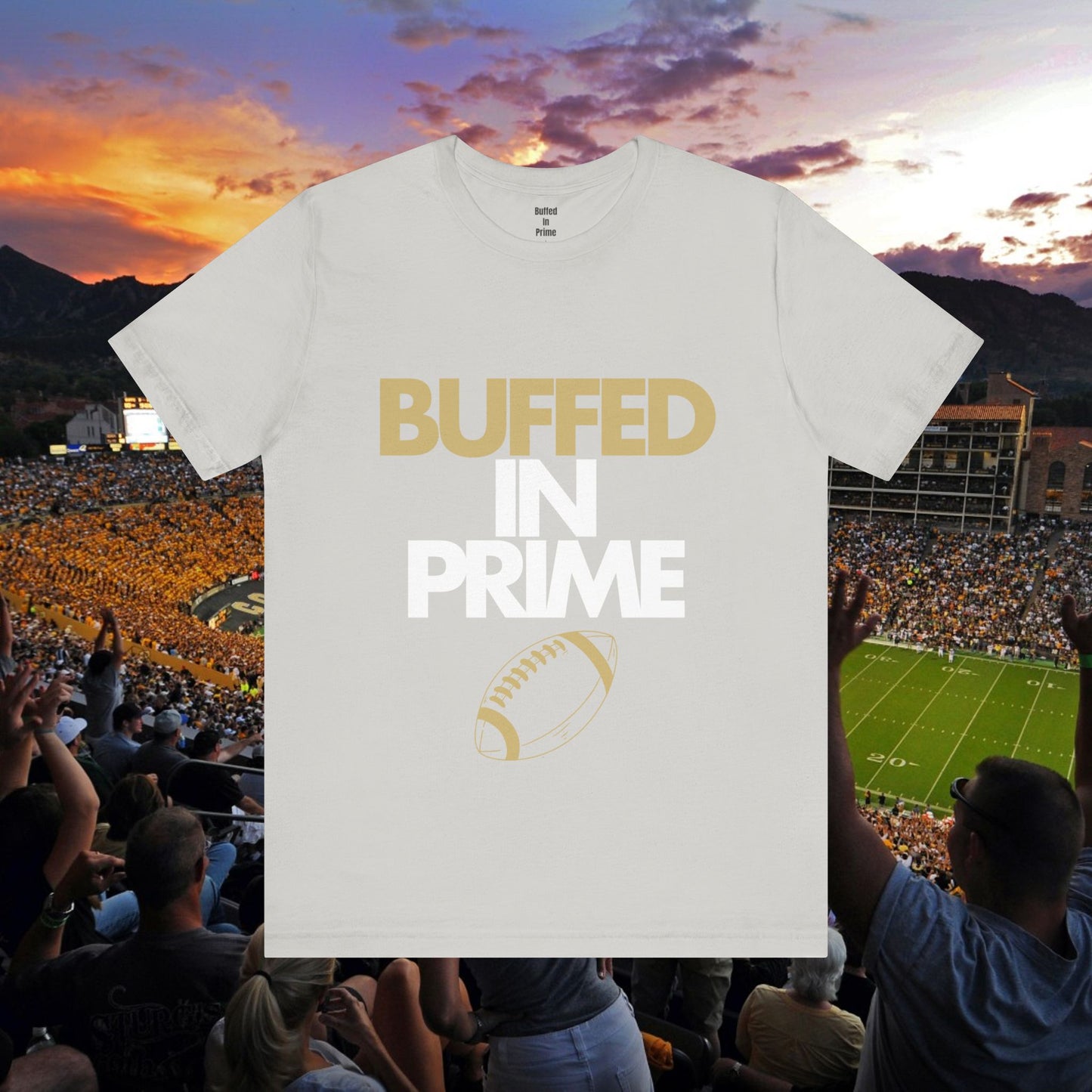 Buffed In Prime CU Gold Unisex Jersey Short Sleeve Tee