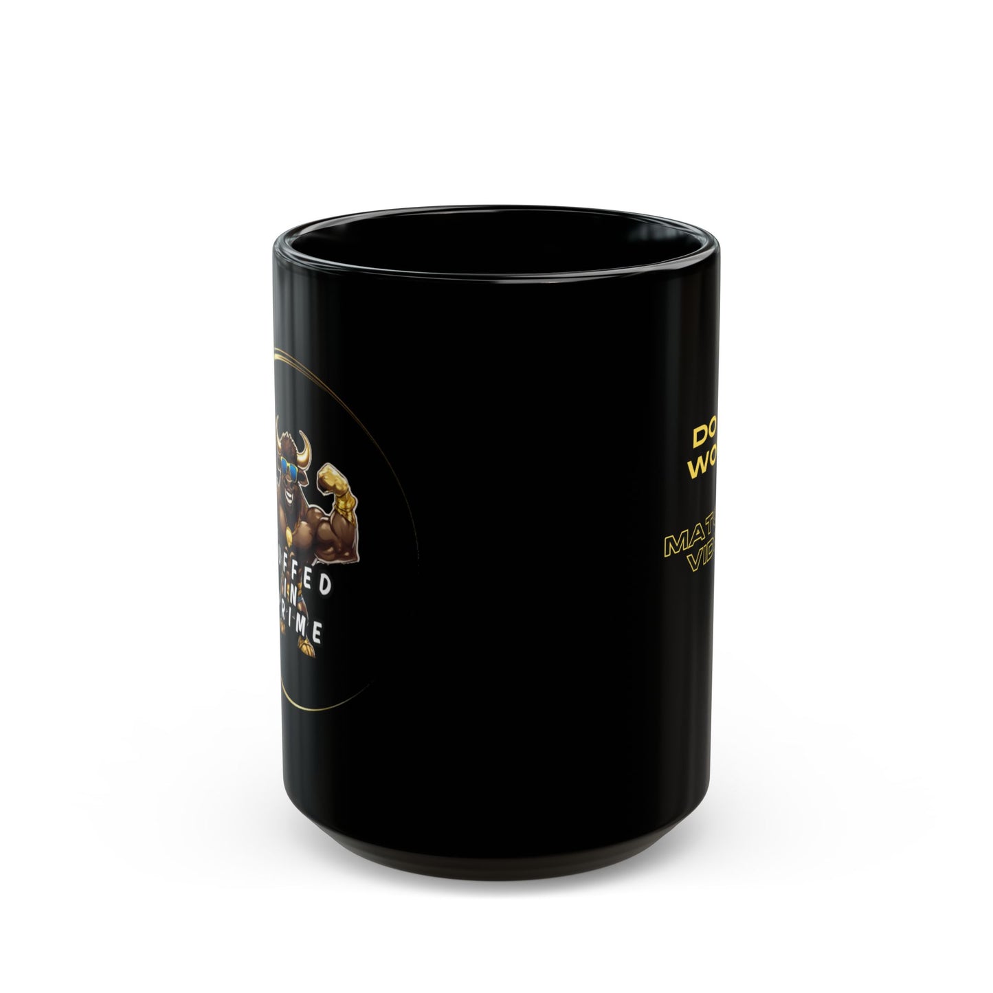 BIP Buffed Logo Black Mug (11oz, 15oz)