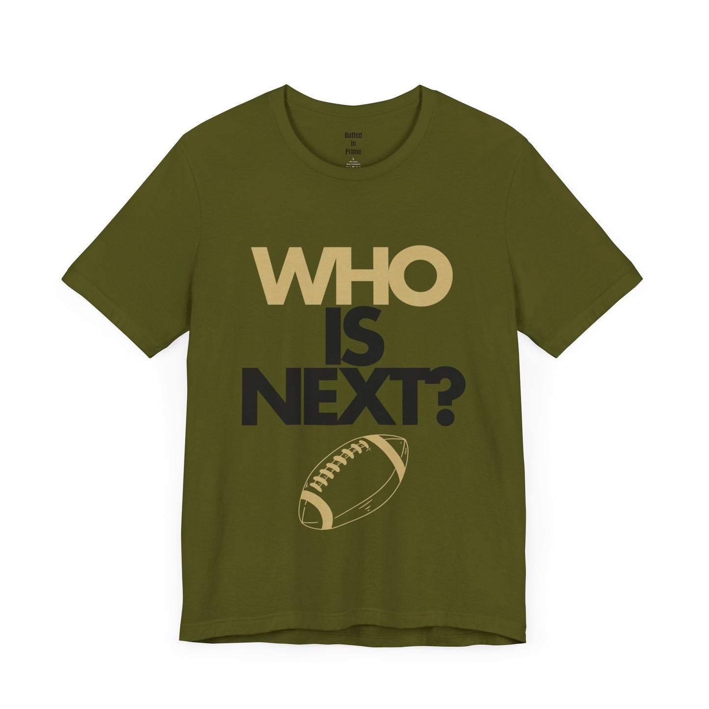 Who is Next? CU Gold Unisex Jersey Short Sleeve Tee