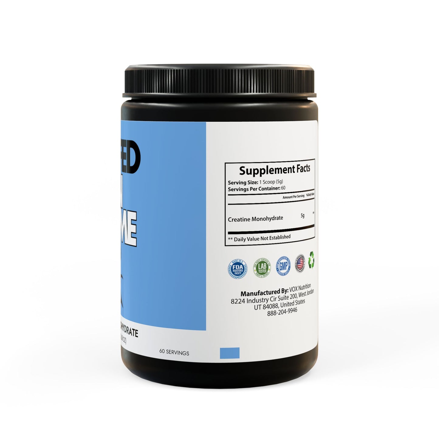 Creatine Monohydrate Supplement (300g, 10.58oz)