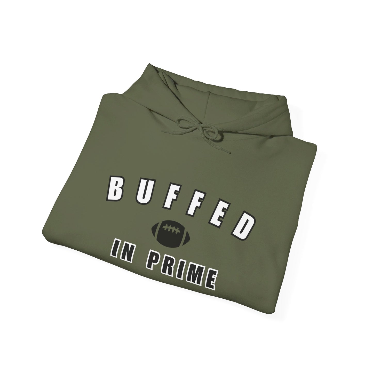 Buffed In Prime University Letter Logo Unisex Hoodie