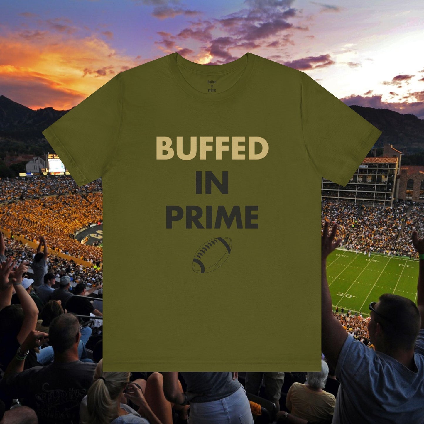 Buffed In Prime CU Gold Unisex Jersey Short Sleeve Tee