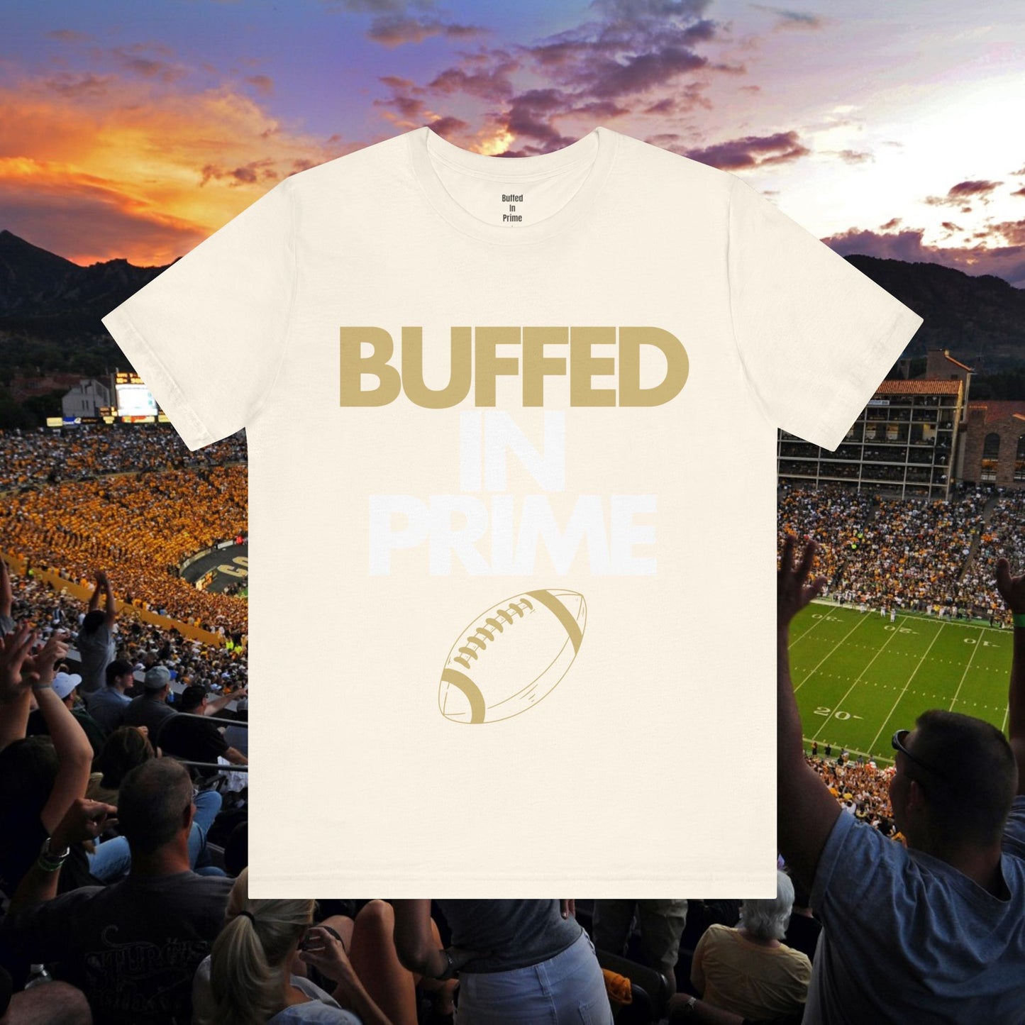 Copy of Buffed In Prime CU Gold Unisex Jersey Short Sleeve Tee