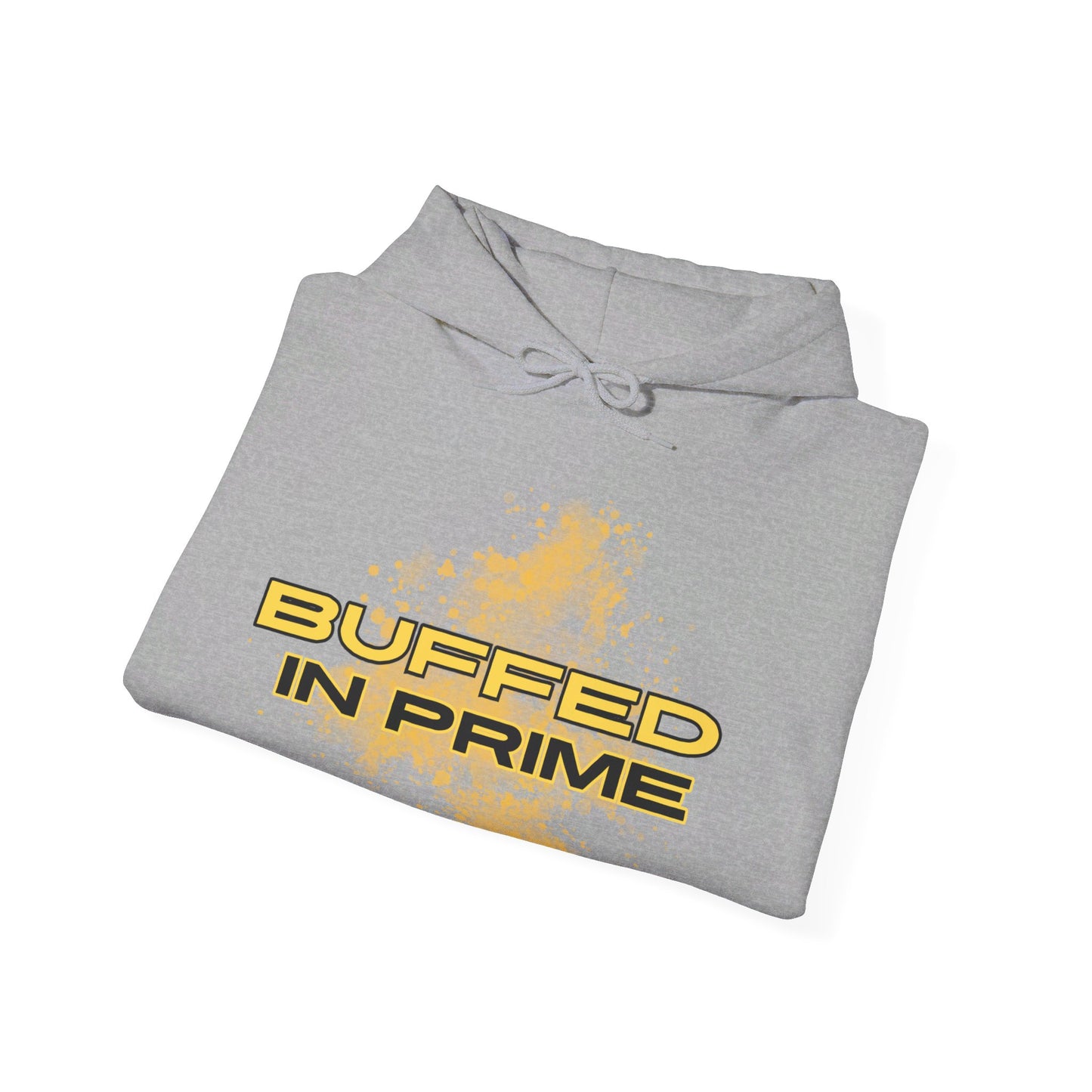 Buffed In Prime Unisex Hoodie (White, Black, Sport Grey, Dark Grey, Charcoal)