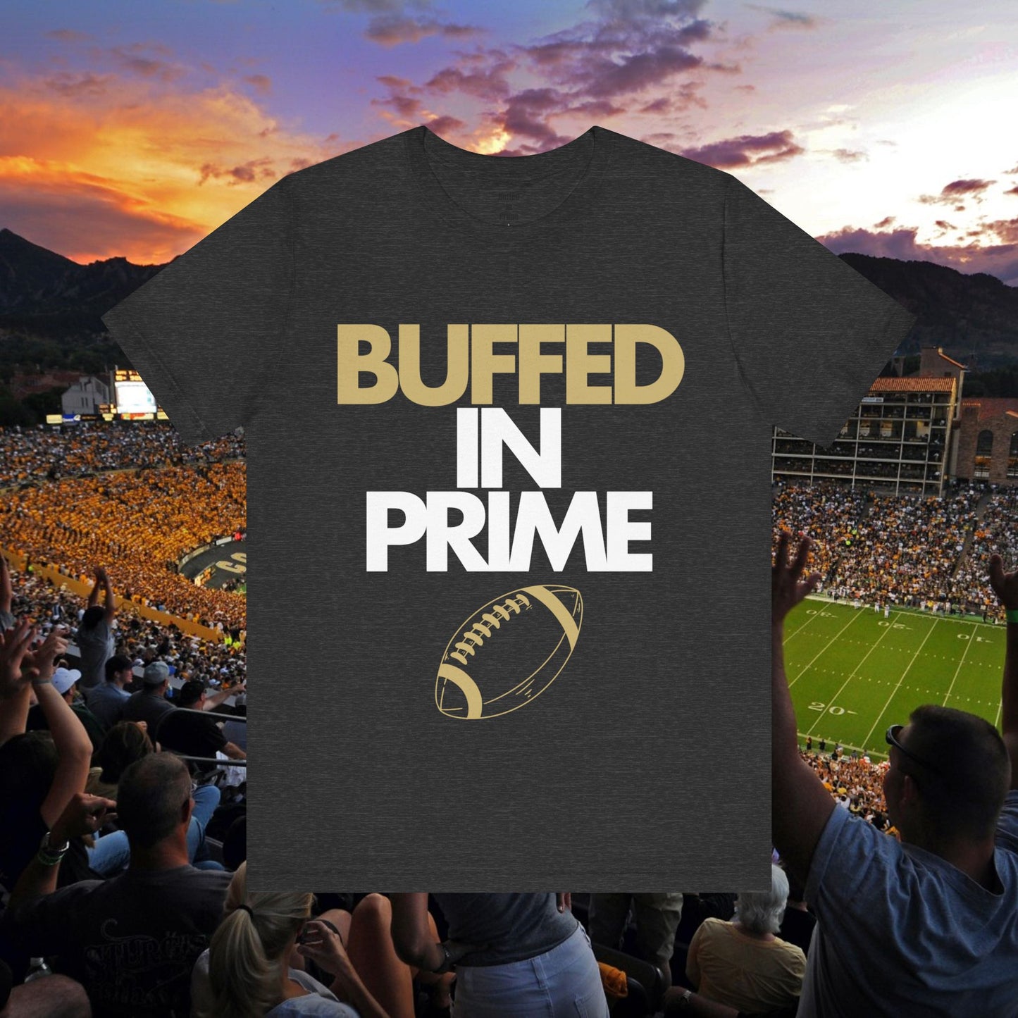 Copy of Buffed In Prime CU Gold Unisex Jersey Short Sleeve Tee