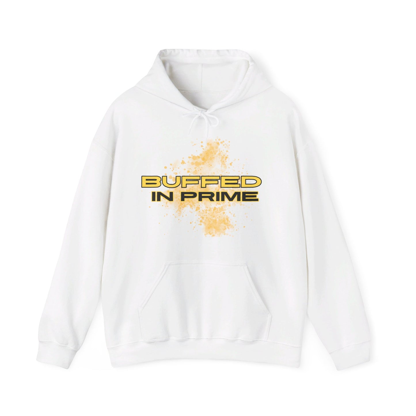 Buffed In Prime Unisex Hoodie (White, Black, Sport Grey, Dark Grey, Charcoal)