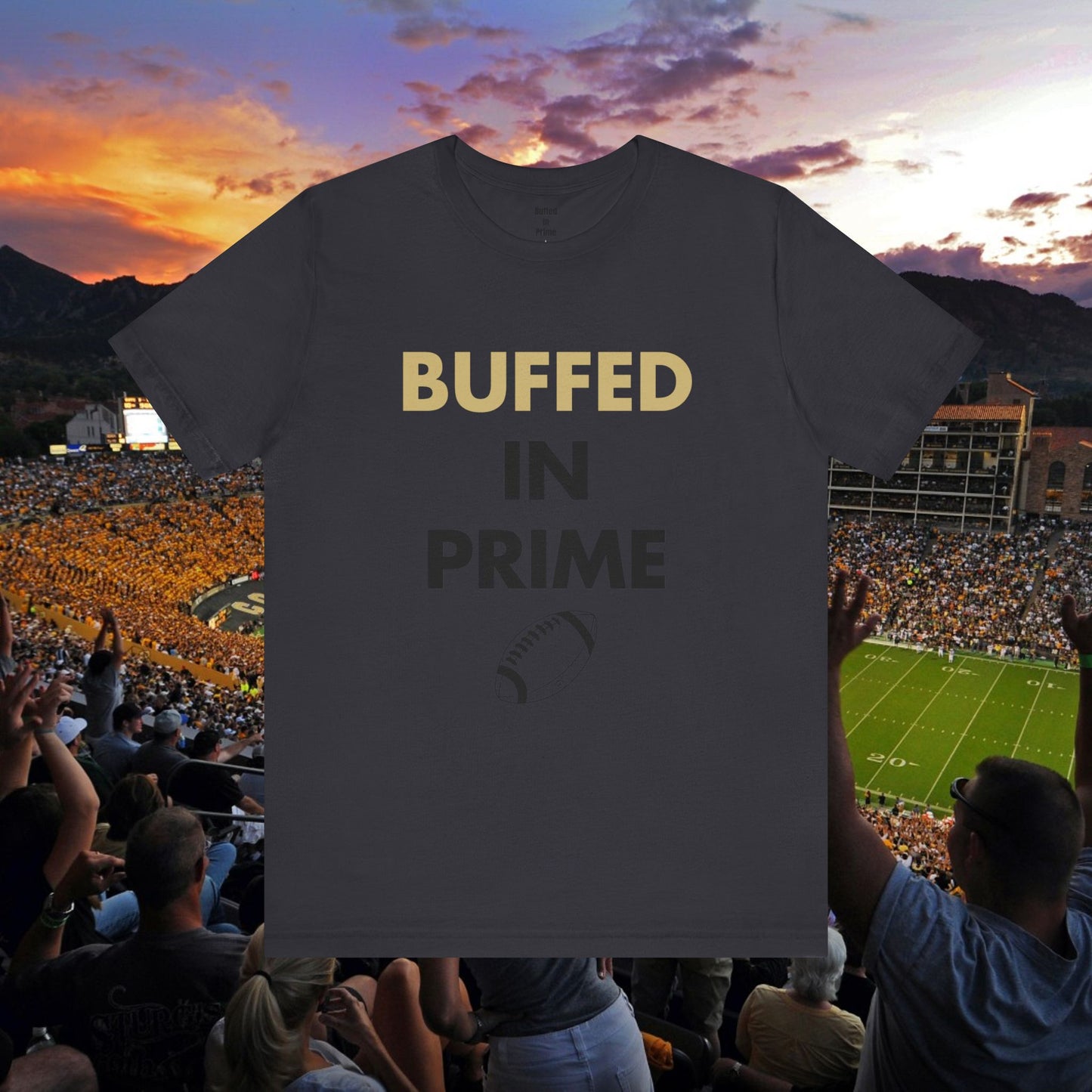 Buffed In Prime CU Gold Unisex Jersey Short Sleeve Tee