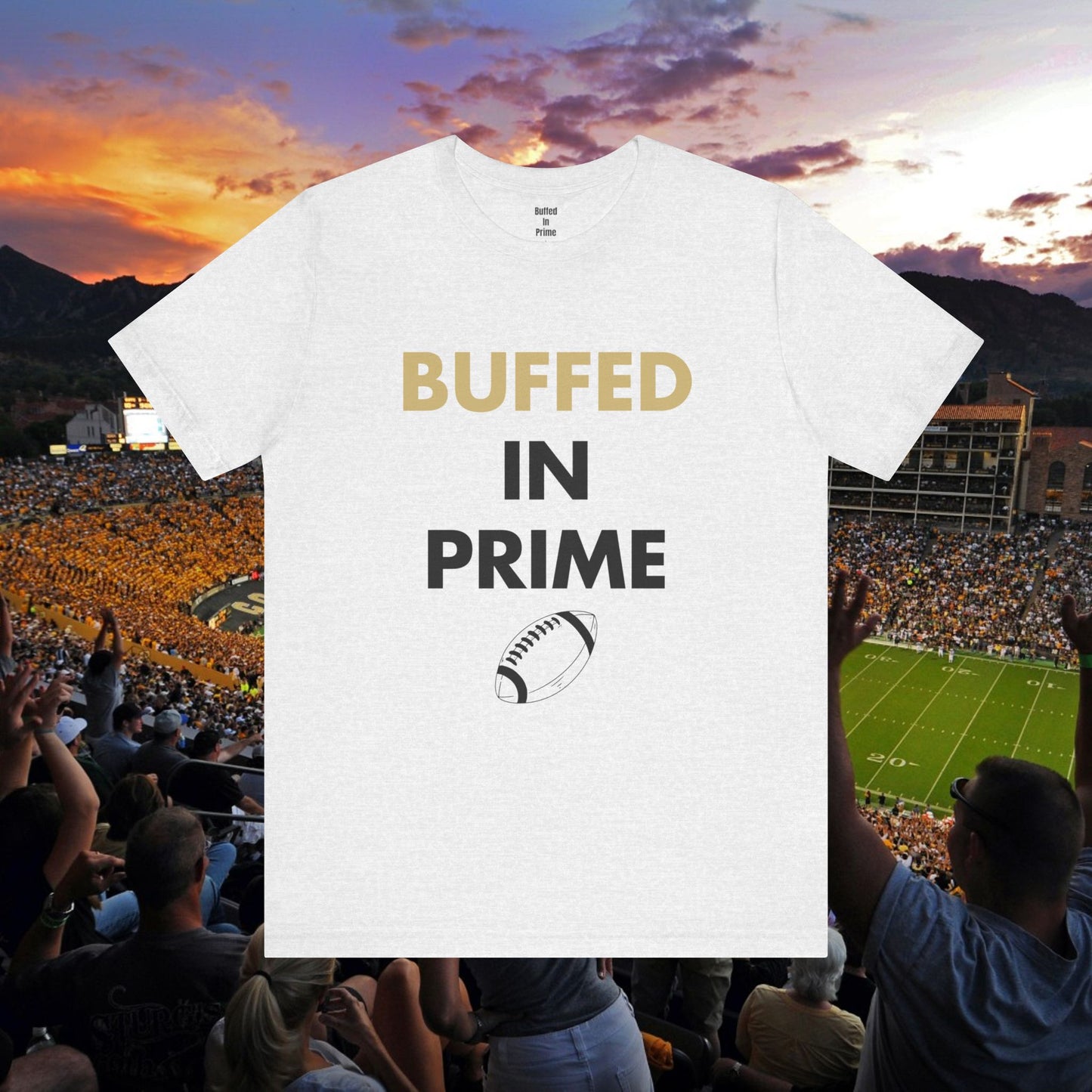 Buffed In Prime CU Gold Unisex Jersey Short Sleeve Tee