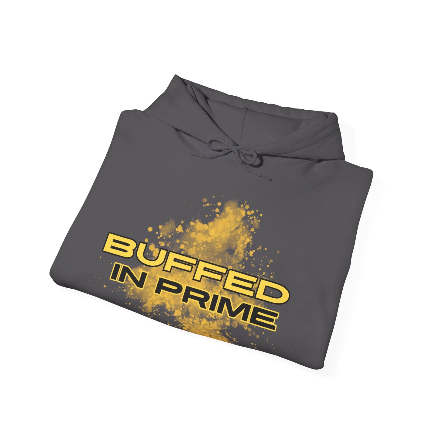 Buffed In Prime Unisex Hoodie (White, Black, Sport Grey, Dark Grey, Charcoal)