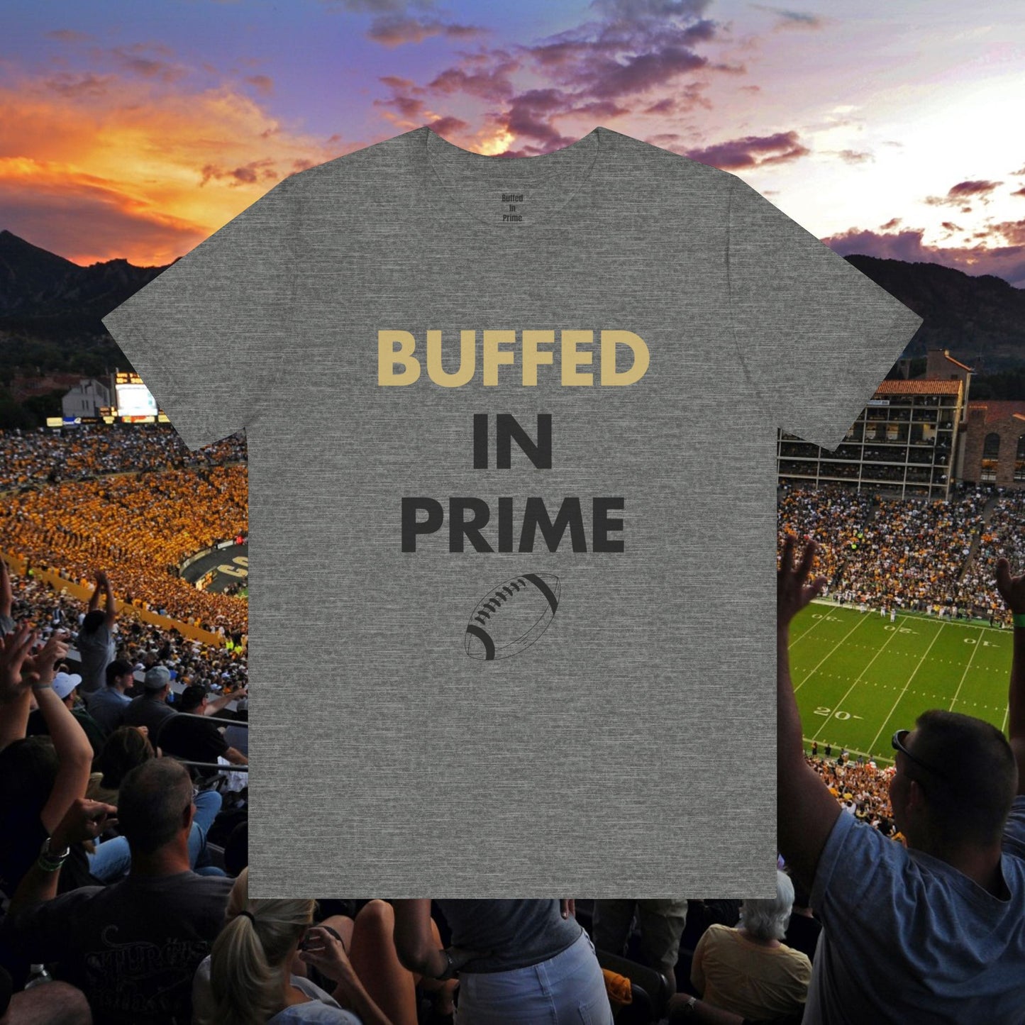 Buffed In Prime CU Gold Unisex Jersey Short Sleeve Tee