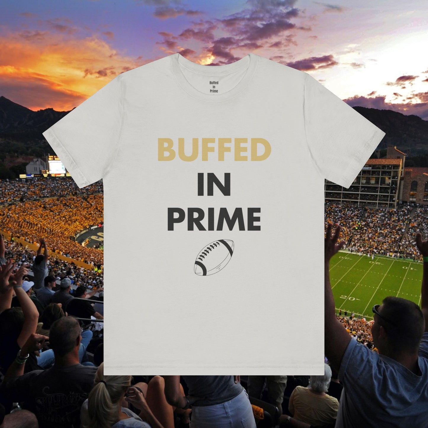 Buffed In Prime CU Gold Unisex Jersey Short Sleeve Tee