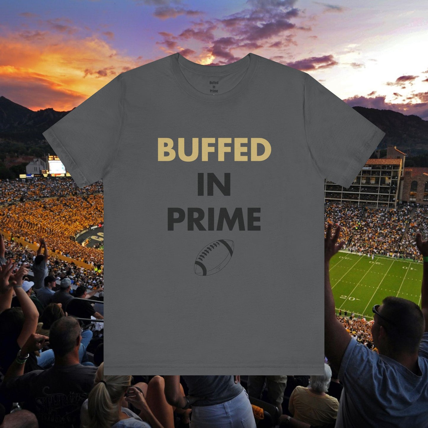 Buffed In Prime CU Gold Unisex Jersey Short Sleeve Tee