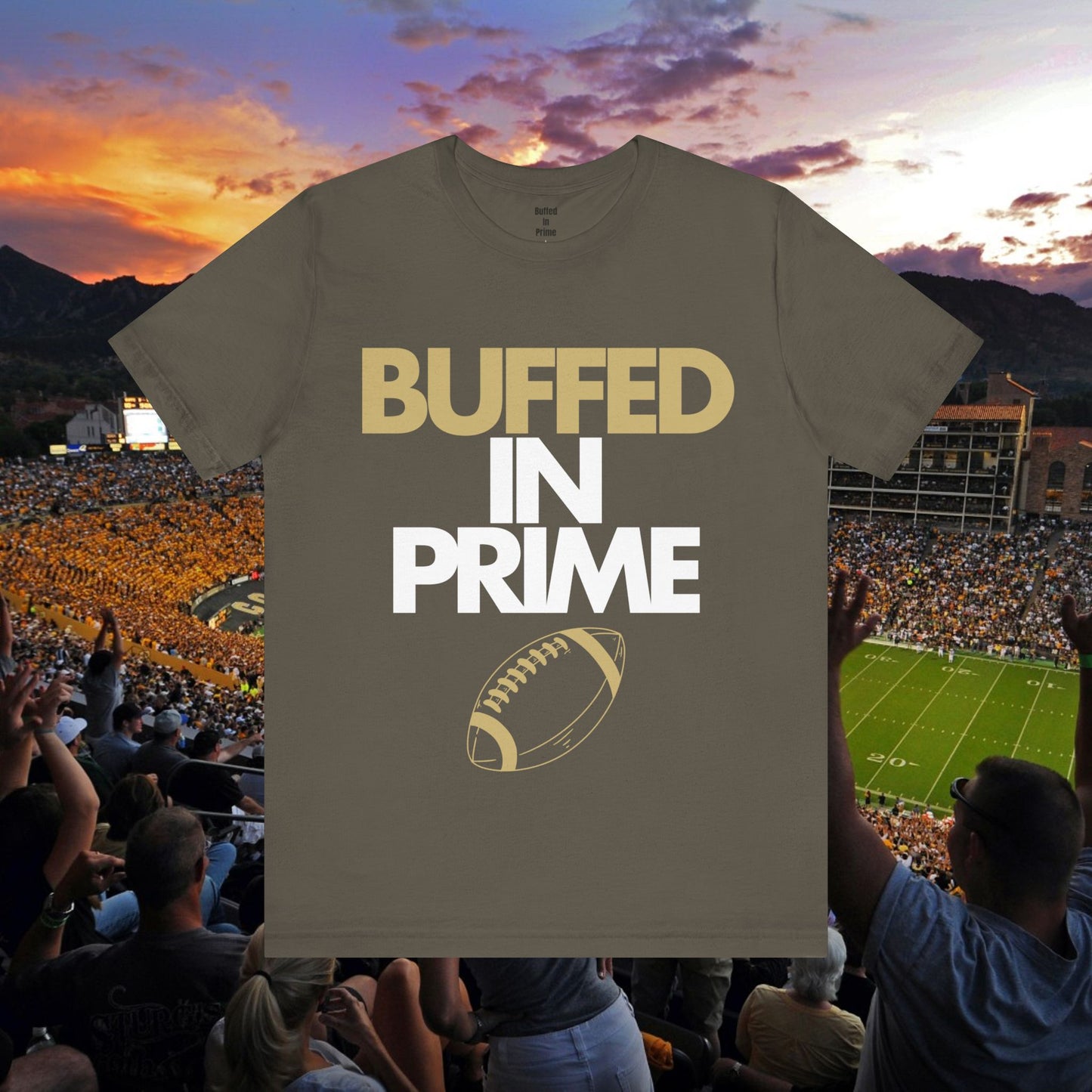 Copy of Buffed In Prime CU Gold Unisex Jersey Short Sleeve Tee